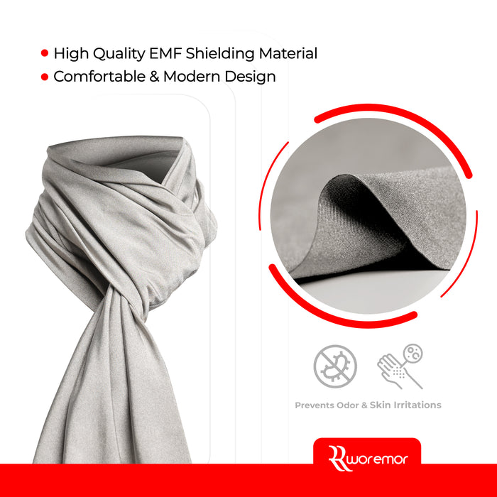 WOREMOR® Silver Infinity Scarf