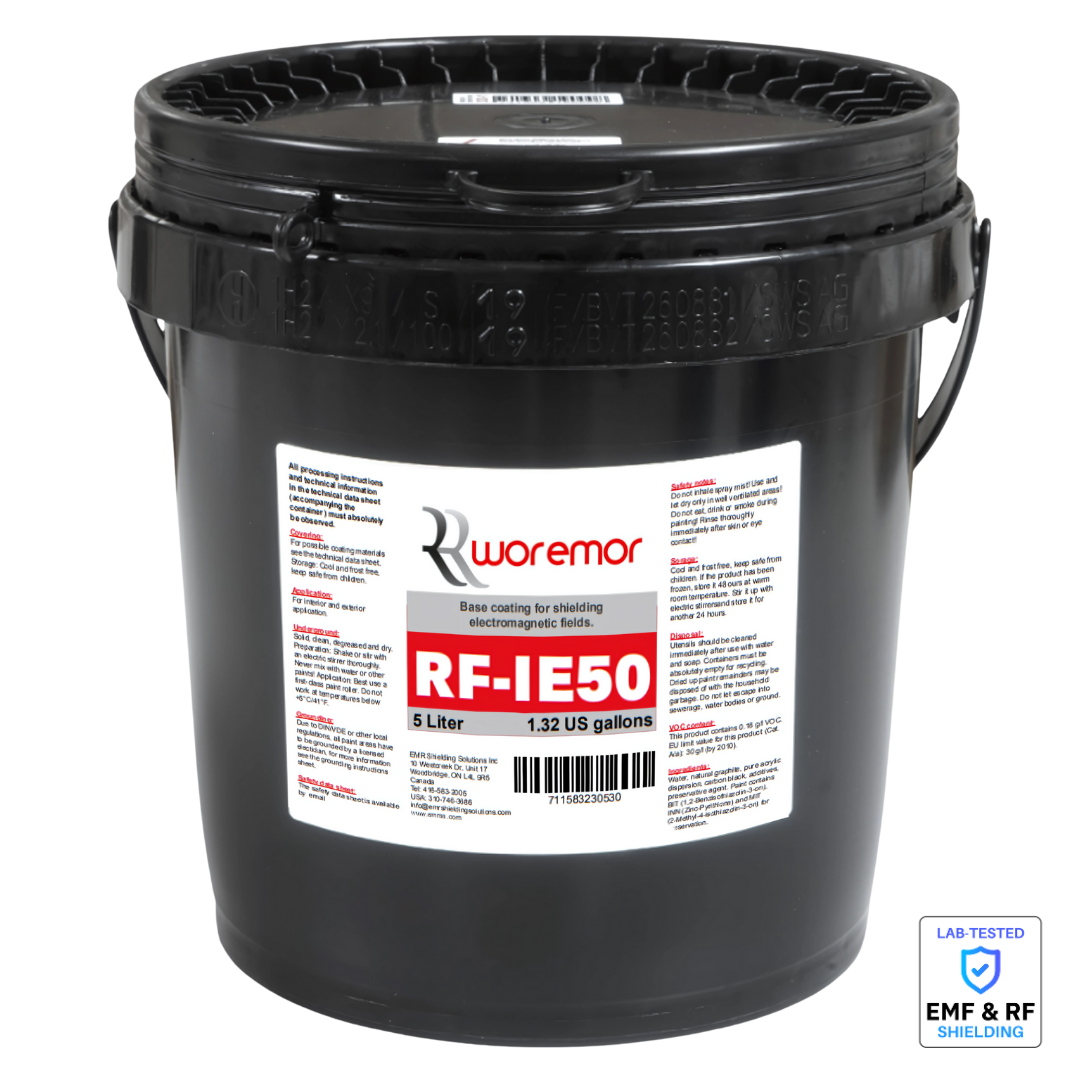 WOREMOR RF-IE50 - EMR Shielding Paint 5L (Internal/External use)