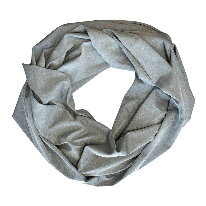 EMF 5G Protection Infinity Scarf - Silver Elastic