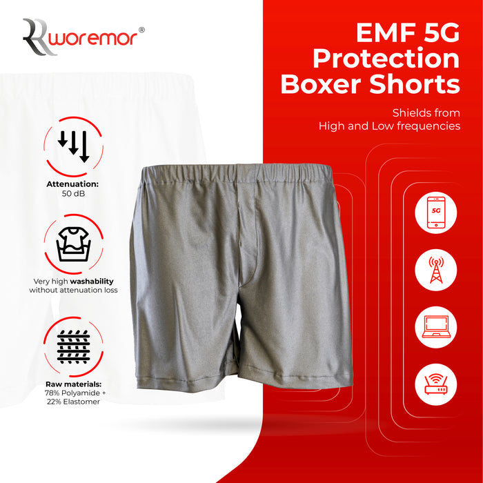 EMF 5G Protection Boxer Shorts - Med-Tex P130X