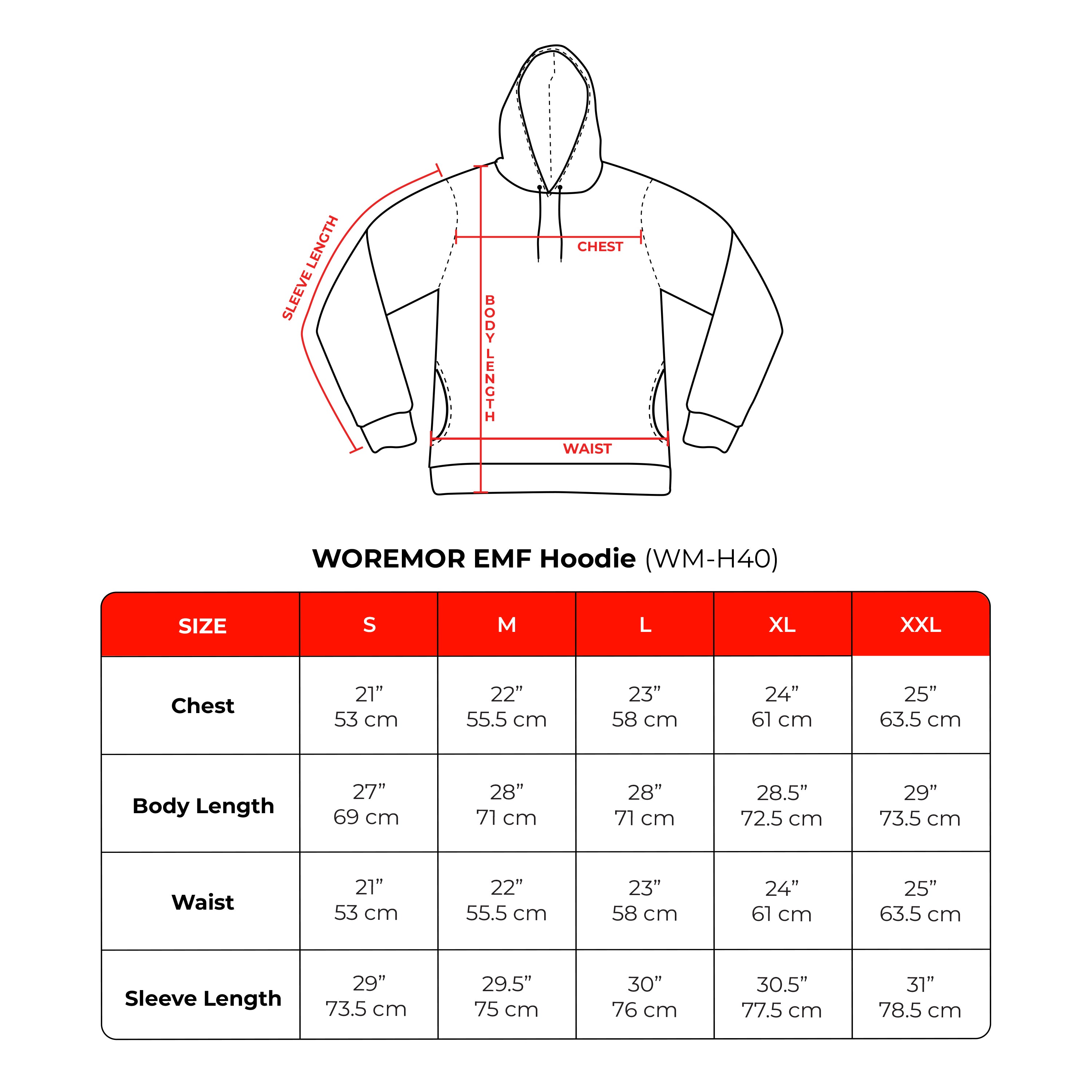 WOREMOR® Active Hoodie