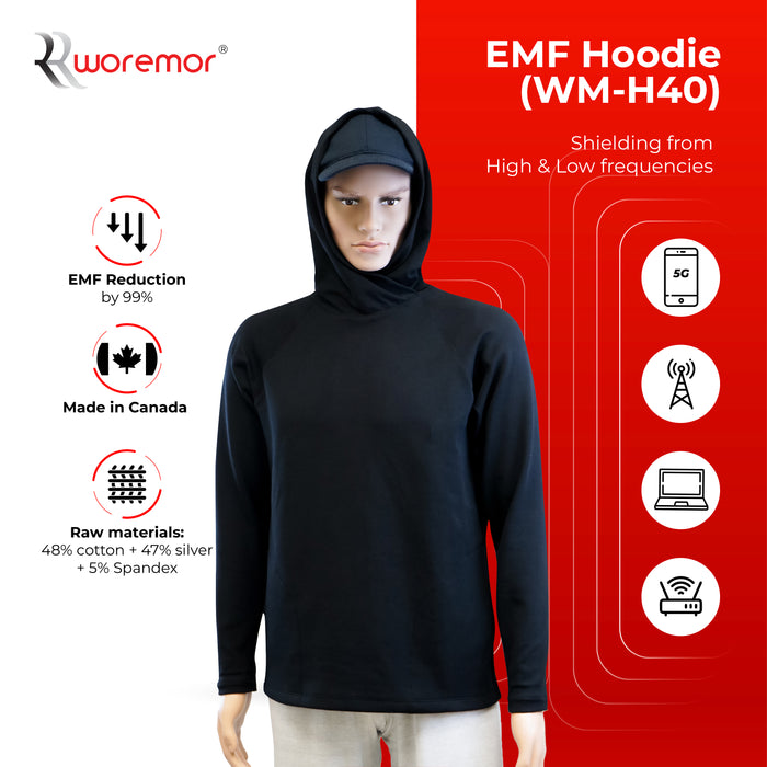 EMF 5G Shielding Hoodie WM-H40