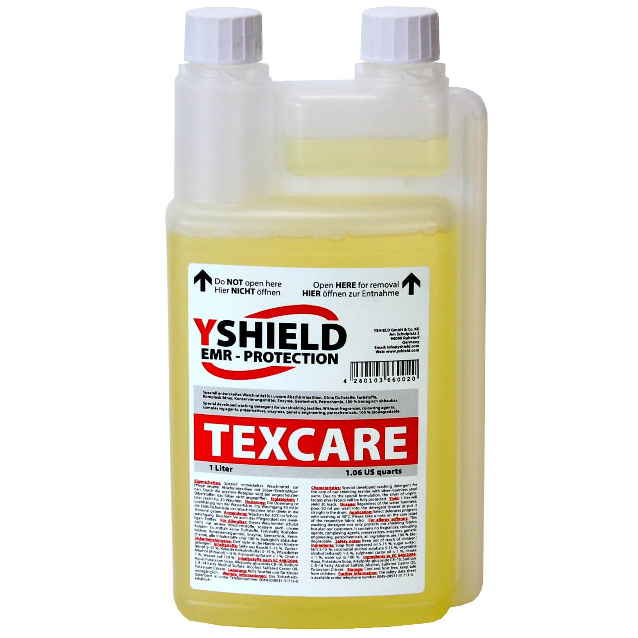 TEXCARE Liquid Detergent 1L for Shielding Fabrics