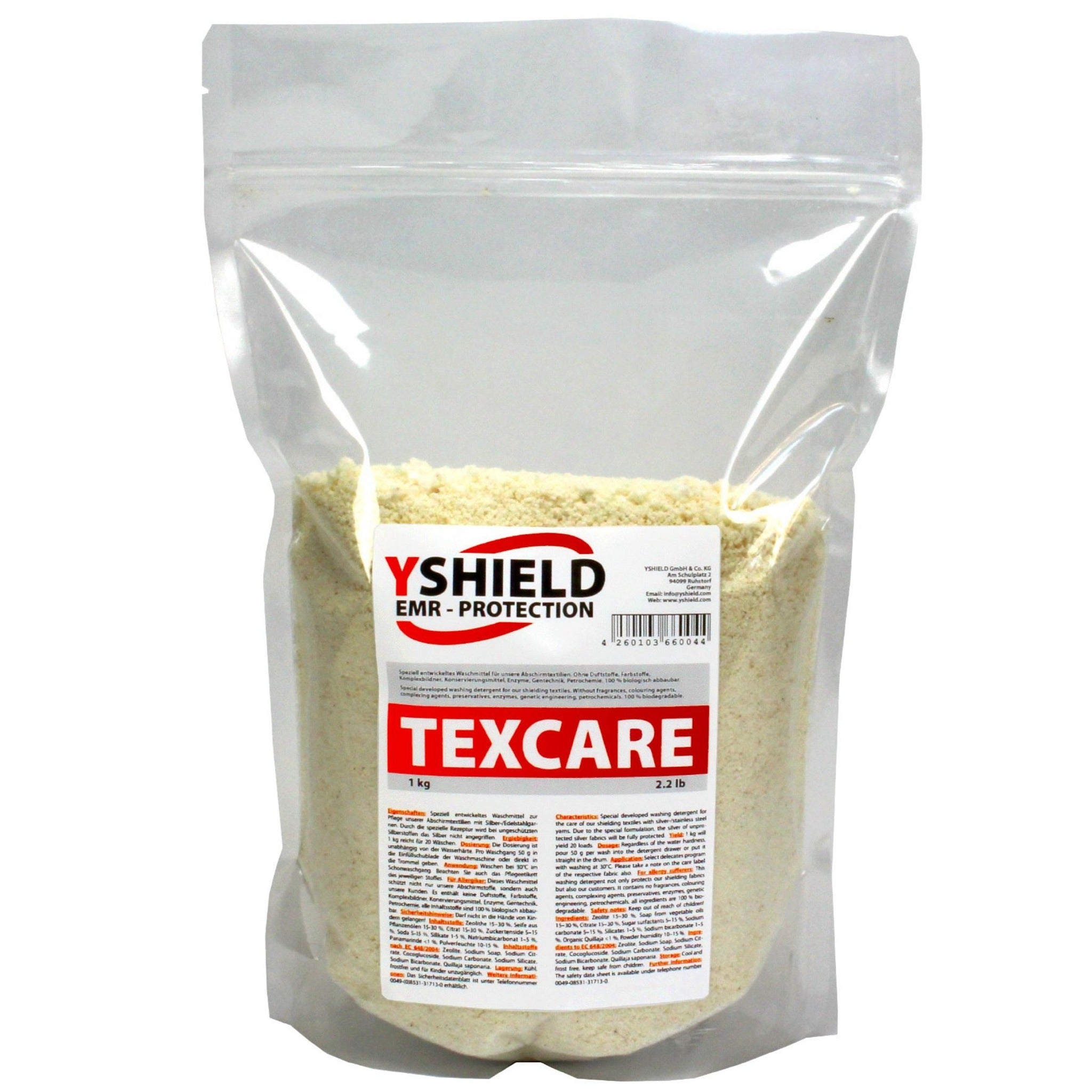 TEXCARE Powder Detergent 1kg for Shielding Fabrics