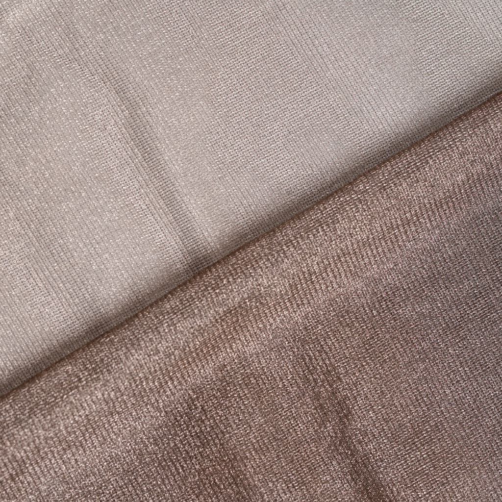 Close-up of WOREMOR tullx fabric highlighting silver-plated threads and breathable mesh knit