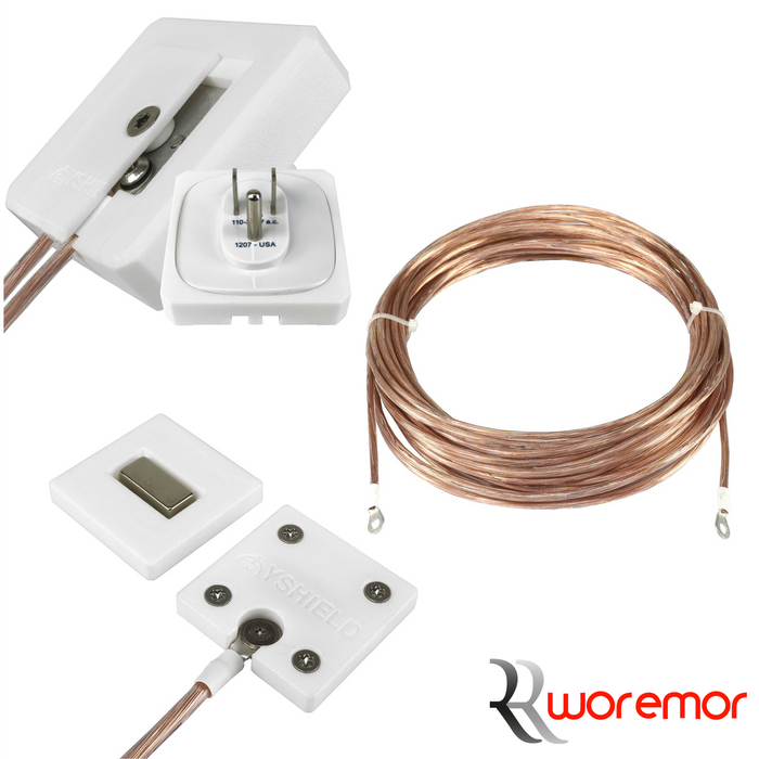 WOREMOR Earthing & Grounding Kit for Fabric with Magnet