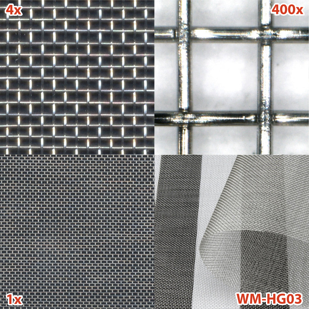 WM-HG03 Stainless Steel Gauze Shields RF/HF Electro Magnetic Fields and LF Electrical Fields