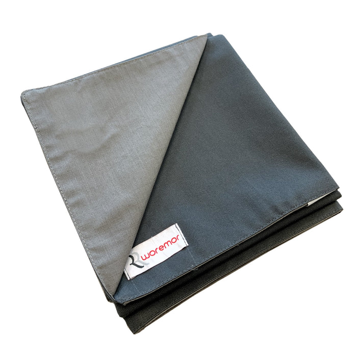 WOREMOR EMF Protection Lap Blanket STEEL-GRAY