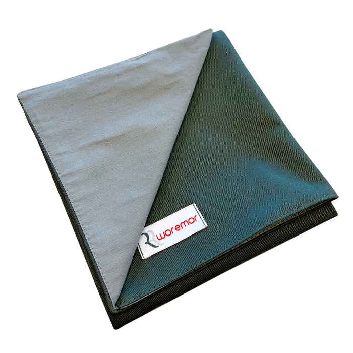 WOREMOR EMF Protection Lap Blanket STEEL-GRAY