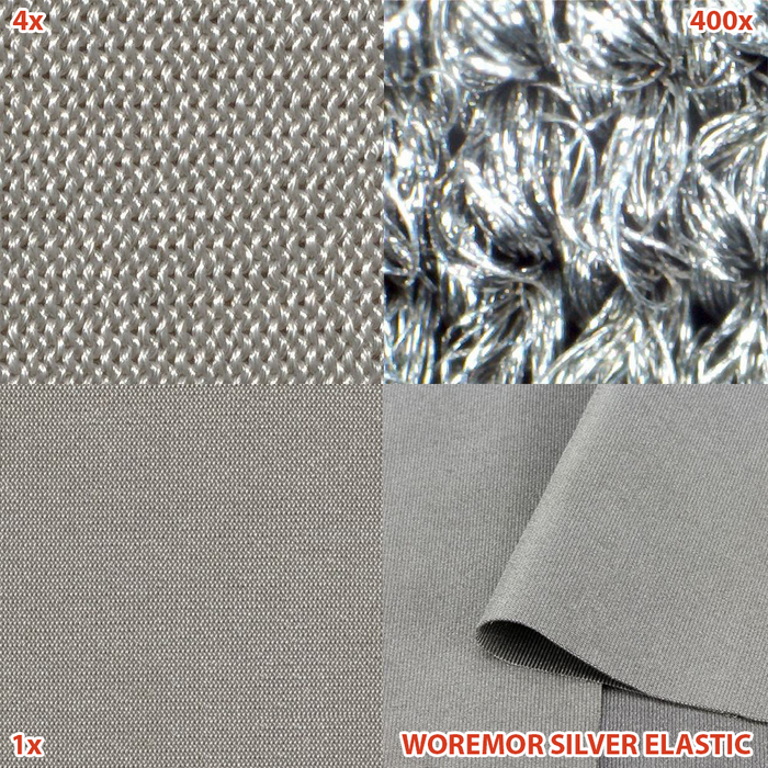 HF+ LF - Silver Elastic Shielding Fabric