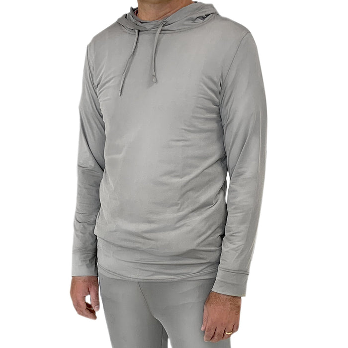 WOREMOR EMF Shielding Hoodie Silver-Elastic